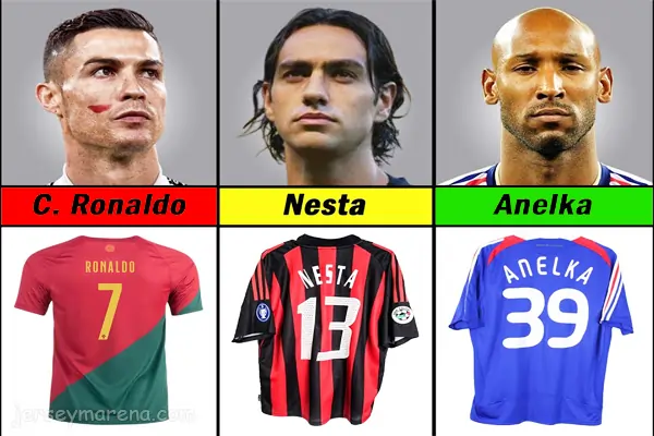The Best Soccer Player in Every Jersey Number